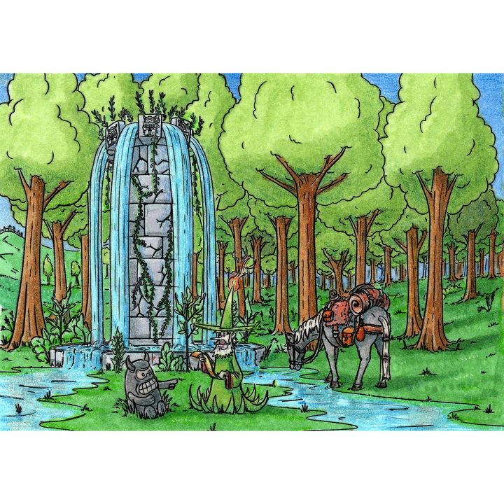 ATC Wizard Series - The Fountain ATC Wizard Series - The Fountain
