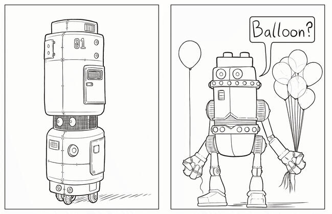 Robots Coloring Book_insidePage Robots Coloring Book_insidePage