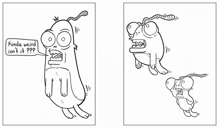 Strange and Weird Coloring Book_inside pages Strange and Weird Coloring Book_inside pages